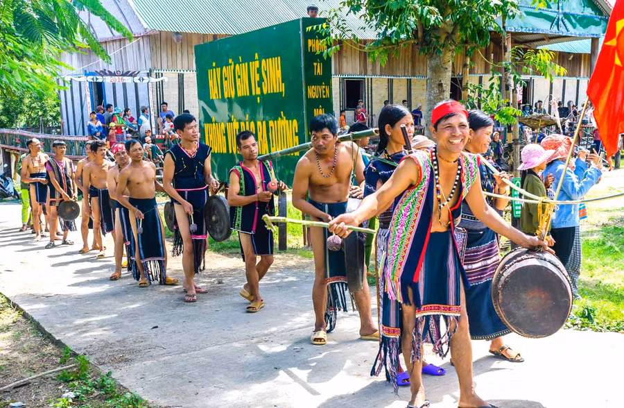 Không gian văn hóa cồng chiêng tỉnh Gia Lai được Bộ Văn hóa-Thể thao và Du lịch công nhận là di sản văn hóa phi vật thể quốc gia vào năm 2012. Ảnh: Phương Linh