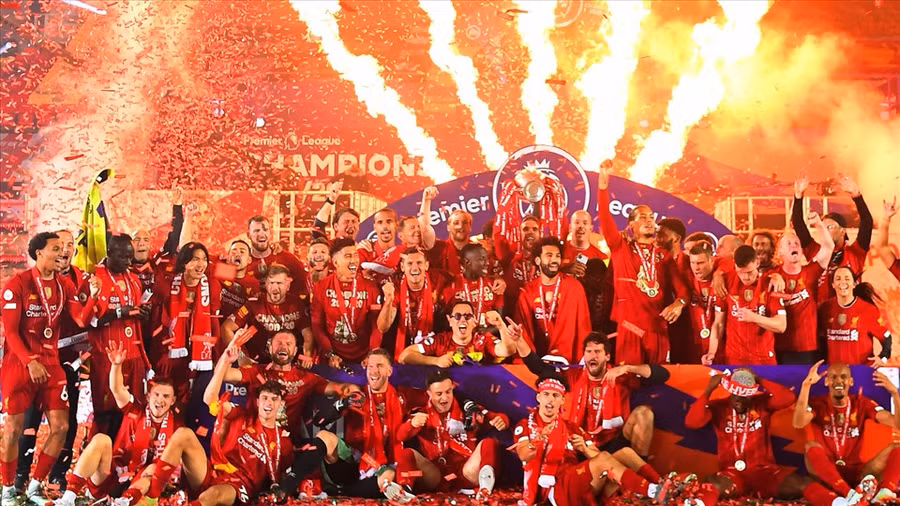 Rồi vô địch Anh sau 30 năm chờ đợi, Liverpool được ví như sự trở lại của một thế lực... Ảnh: AFP