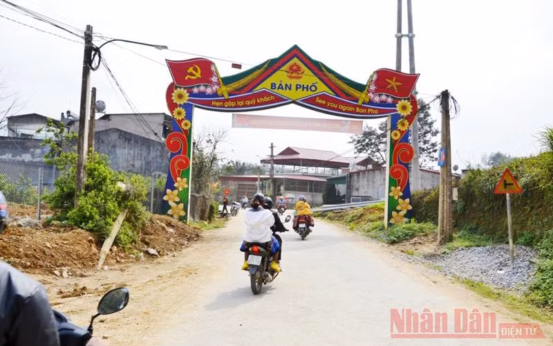 Xã Bản Phố là vùng trọng điểm trồng mận Tam Hoa của huyện Bắc Hà.