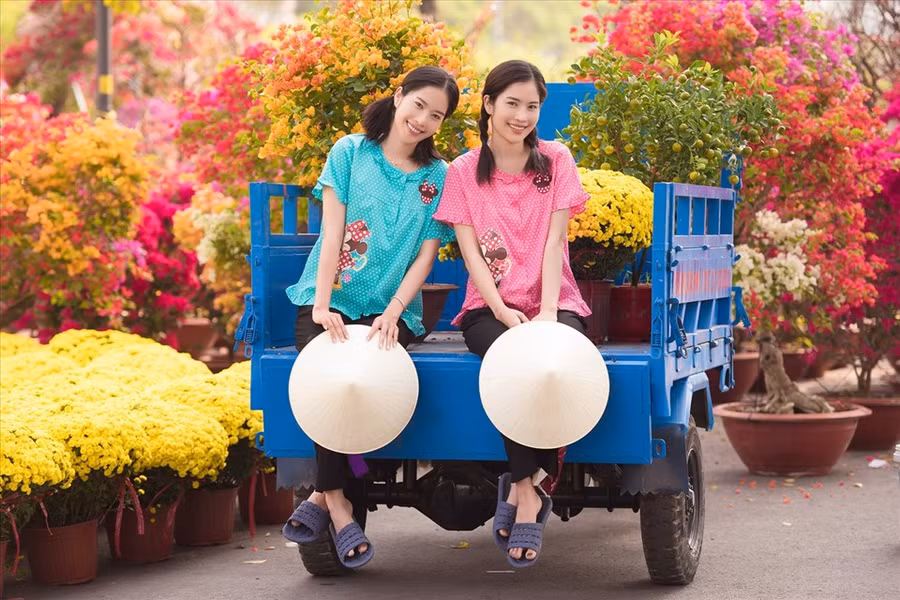 Được biết, hình ảnh này cũng nằm trong MV Tết sang - một sáng tác của nhạc sĩ Nguyễn Văn Chung dành tặng cho Nam Em. Bài hát mang giai điệu rộn ràng phù hợp với những ngày đầu năm mới, đặc biệt gói ghém những cảm xúc của những người con xa quê, sau một năm vất vả bôn ba chỉ mong quay về nhà sum vầy, dành thời gian cho gia đình và gửi gắm những điều tốt đẹp cho nhau.