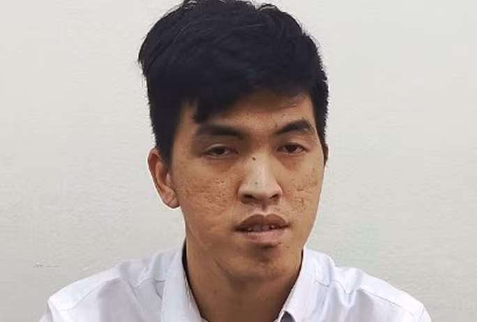 Trần Quốc Thái tại cơ quan công an Trần Quốc Thái tại cơ quan công an