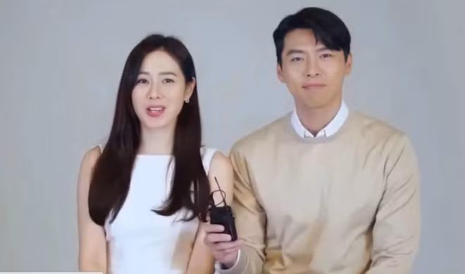 Chuyện tình cảm giữa Hyun Bin và Son Ye Jin luôn được công chúng quan tâm - ẢNH: CẮT TỪ CLIP