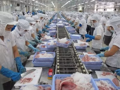 Xuất khẩu thủy sản thuận lợi trong tháng 1.2021 nhờ sự hỗ trợ của các FTA. Ảnh: Th.S