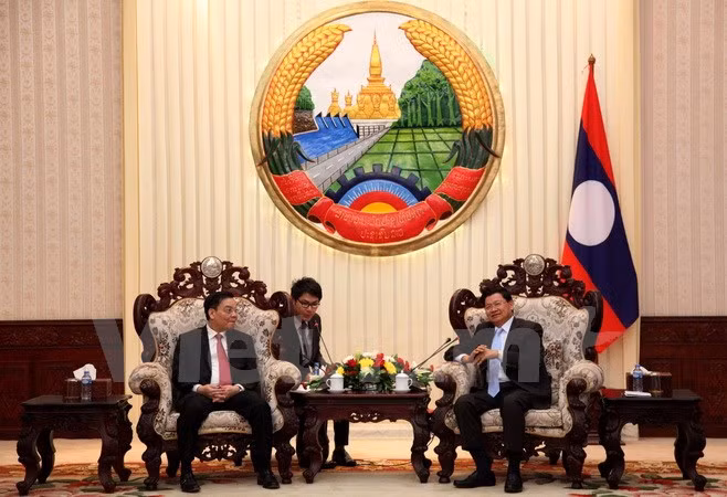 Quang cảnh buổi tiếp.