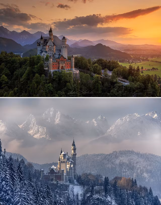  Lâu đài Neuschwanstein.