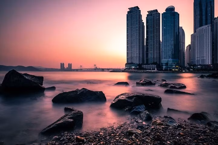  Cảnh đẹp bồng bềnh ở đô thị Busan, Hàn Quốc.