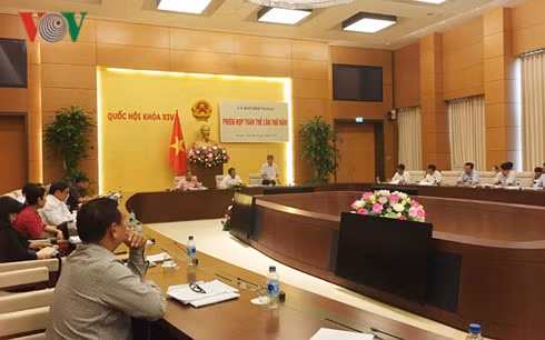 Phiên họp toàn thể của Ủy ban Đối ngoại của Quốc hội sáng 9-7.