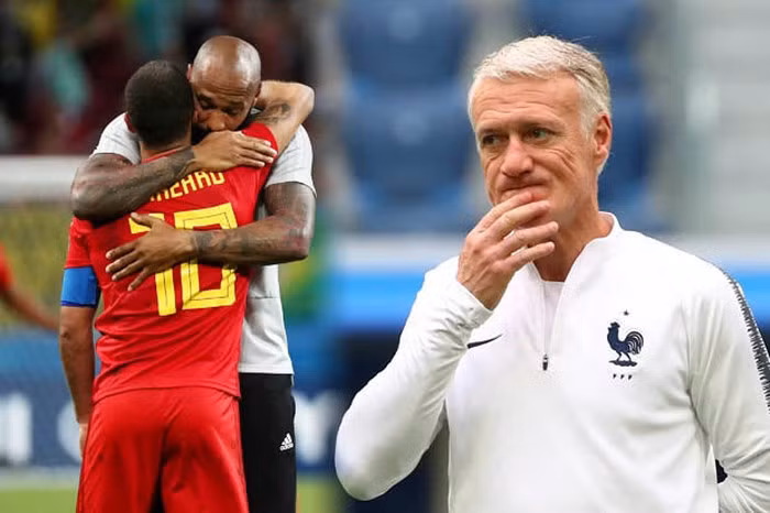 Thierry Henry sẽ đối đầu với đội tuyển quê hương Pháp ở bán kết World Cup 2018. Ảnh: Stars.
