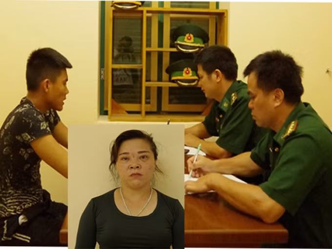 Cơ quan chức năng ghi lời khai đối tượng Thắng và Huyền