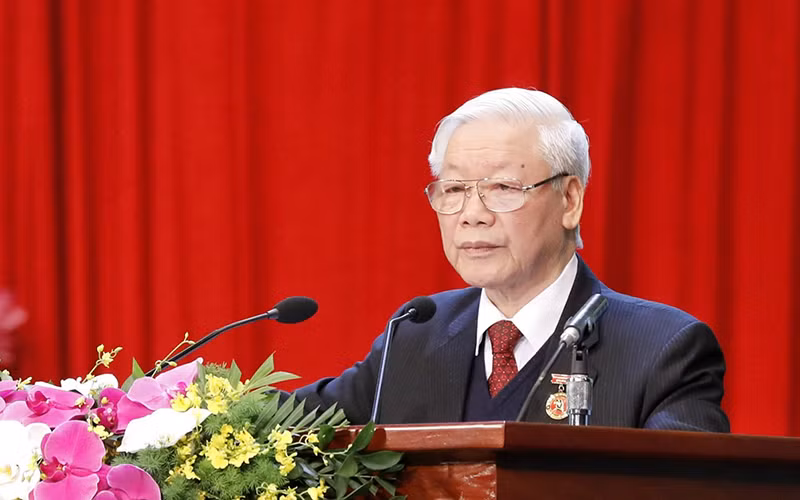 Tổng Bí thư Nguyễn Phú Trọng. Ảnh: VGP Tổng Bí thư Nguyễn Phú Trọng. Ảnh: VGP