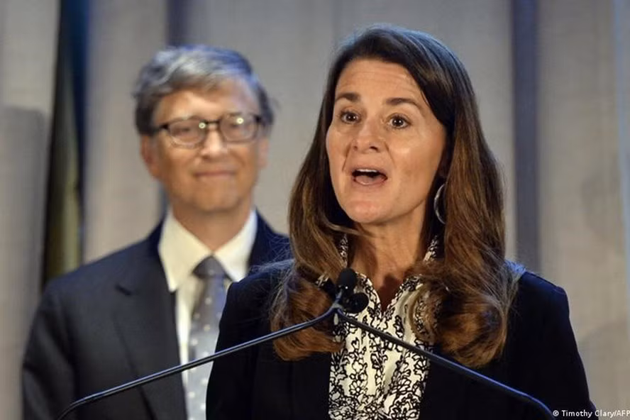 Bill Gates và Melinda Gates. Ảnh: AFP Bill Gates và Melinda Gates. Ảnh: AFP