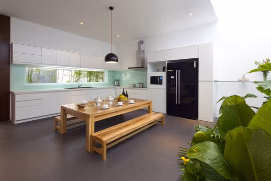 Thách thức của dự án này là xây dựng một ngôi nhà đương đại với 