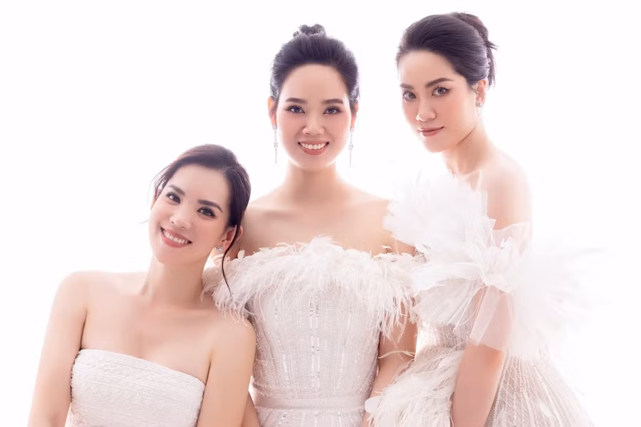 Vì mỗi người đều bận rộn với gia đình và cuộc sống riêng nên top 3 ít có cơ hội tụ họp, nhưng mối quan hệ giữa các người đẹp vẫn rất tốt. ẢNH: MR AT
