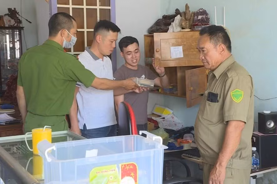 Hiện trường vụ việc. Ảnh: T.X
