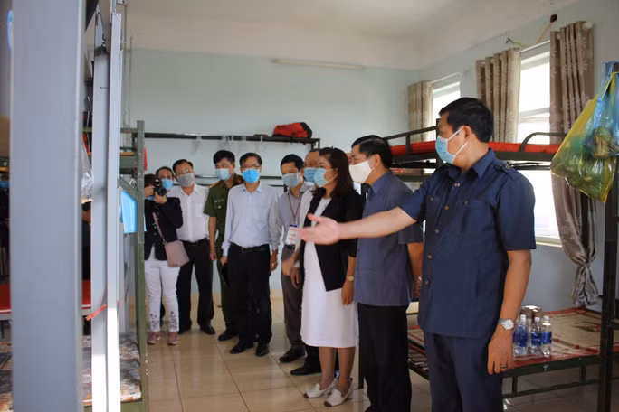 Đoàn công tác của Bộ Y tế kiểm tra 1 khu cách ly tập trung trên địa bàn tỉnh Đắk Lắk