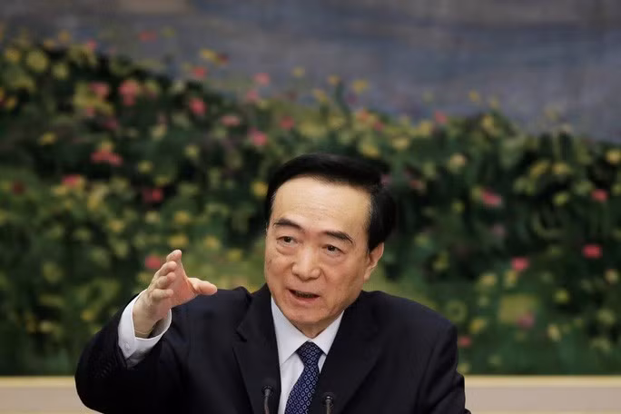 Bí thư khu tự trị Tân Cương Trần Toàn Quốc. Ảnh: Reuters