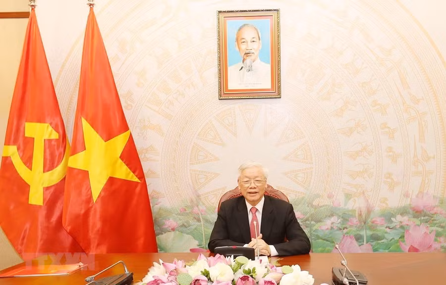Tổng Bí thư, Chủ tịch nước Nguyễn Phú Trọng. (Ảnh: Trí Dũng/TTXVN)
