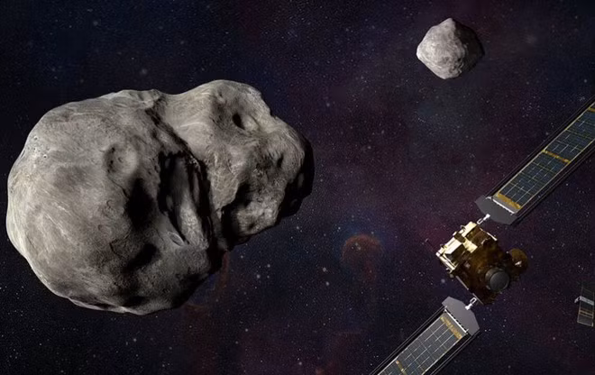 Mô phỏng một tiểu hành tinh di chuyển gần trái đất ẢNH: NASA