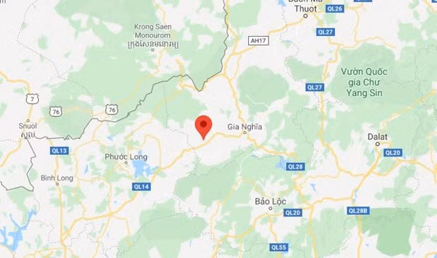 Vị trí xây dựng cửa hàng xăng dầu. Nguồn: Google Maps
