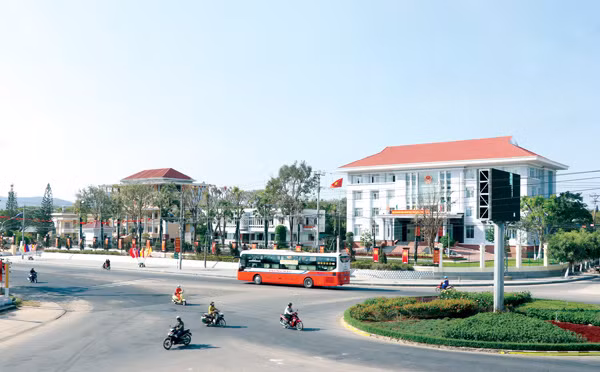Thị xã An Khê ngày nay. Ảnh: NGỌC MINH