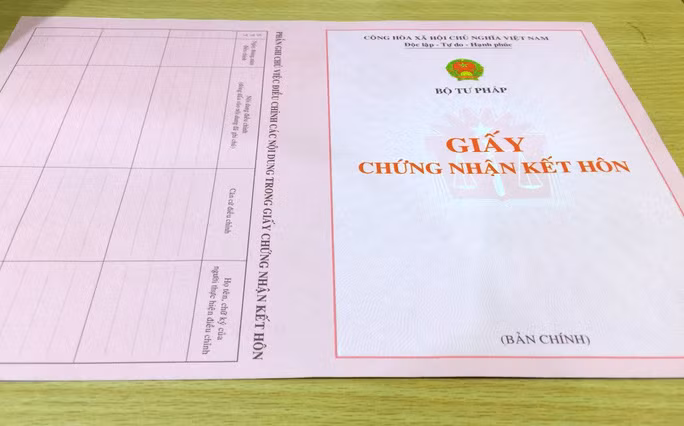  Giấy chứng nhận kết hôn