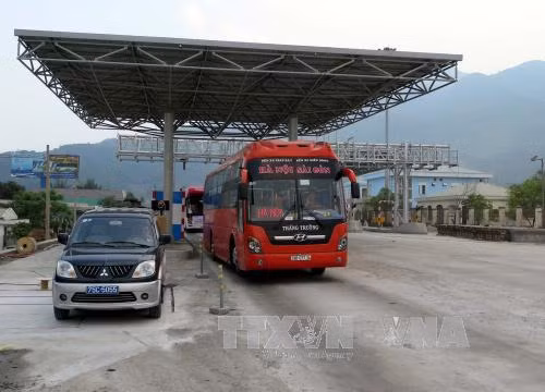 Trạm thu phí hầm đường bộ Phước Tượng - Phú Gia. Ảnh minh họa: Quốc Việt/TTXVN