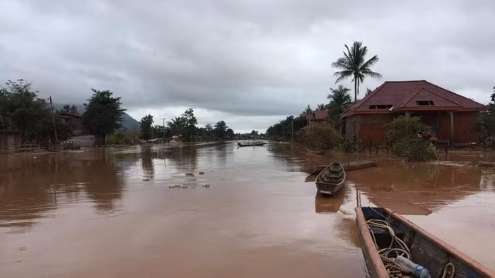 Trận lũ lụt cuối tháng 8 đầu tháng 9 gây thiệt hại nặng nề ở Lào. Ảnh: Floodlist Trận lũ lụt cuối tháng 8 đầu tháng 9 gây thiệt hại nặng nề ở Lào. Ảnh: Floodlist