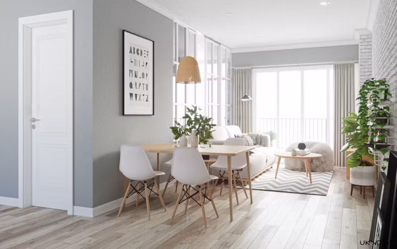 Bức tranh treo tường in hình chữ cái thể hiện cá tính và sở thích người sở hữu.