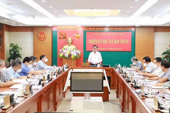  Uỷ ban Kiểm tra Trung ương họp kỳ thứ 7. Ảnh UBKTTƯ