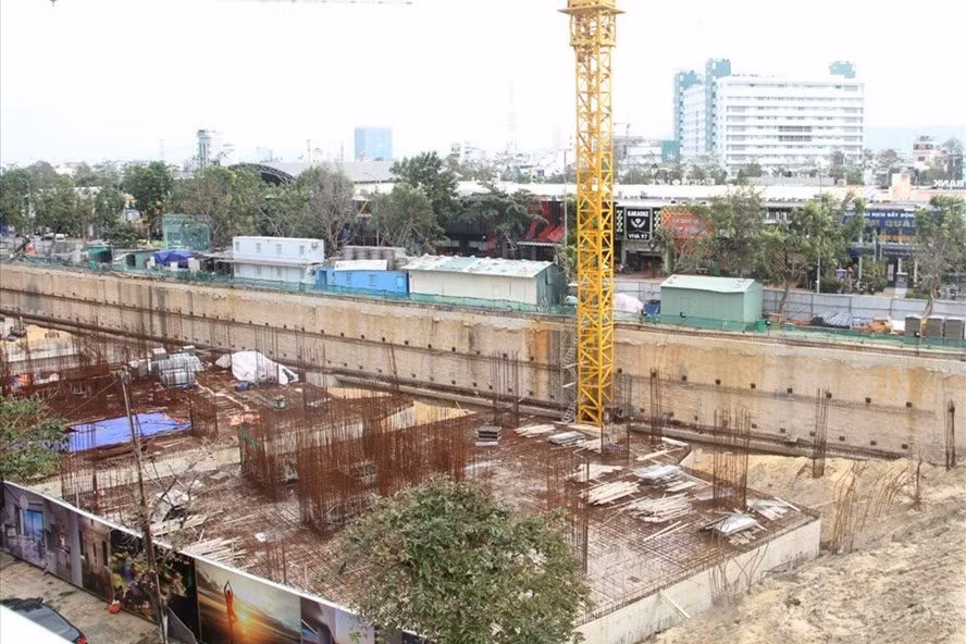 Đất ngoài chỉ giới không được xây dựng. Ảnh: T.Đ