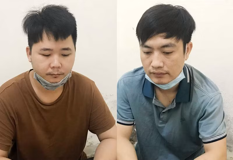 Nguyễn Đình Ngọc và Nguyễn Thanh Tịnh (Ảnh Đức Vũ).