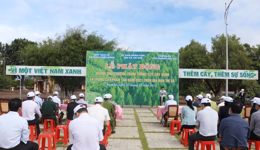 Quang cảnh lễ phát động. Ảnh: Ngọc Minh