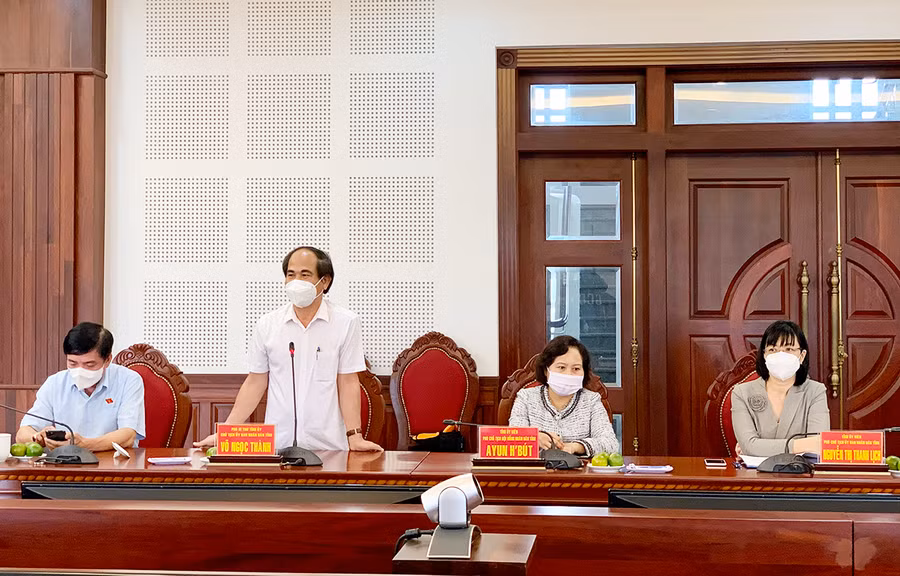 Chủ tịch UBND tỉnh Võ Ngọc Thành phát biểu tại lễ tiếp nhận. Ảnh: Như Nguyện Ông Võ Ngọc Thành- Chủ tịch UBND tỉnh phát biểu tại lễ tiếp nhận. Ảnh: Như Nguyện