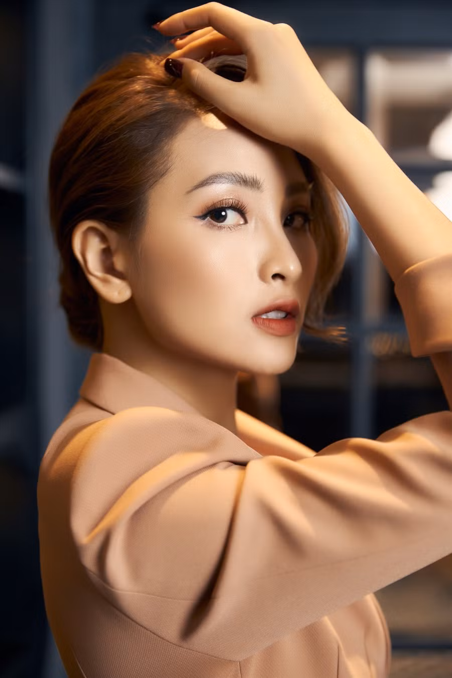 Về mảng phim, cô từng tham gia các phim truyền hình như: Mê cung, Mặt nạ hạnh phúc, sitcom 5S Online... Ảnh: NV
