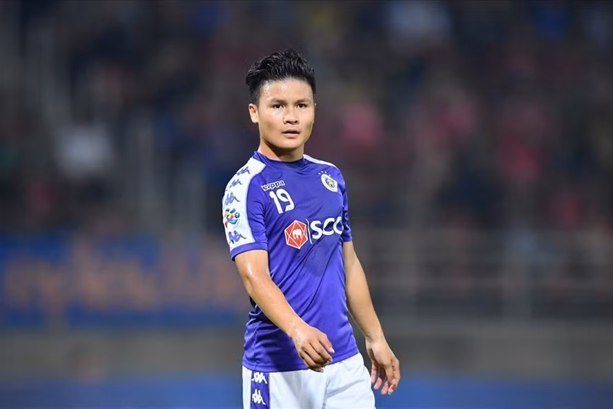 Quang Hải đang là ngôi sao có ảnh hưởng của câu lạc bộ Hà Nội. Ảnh: HNFC
