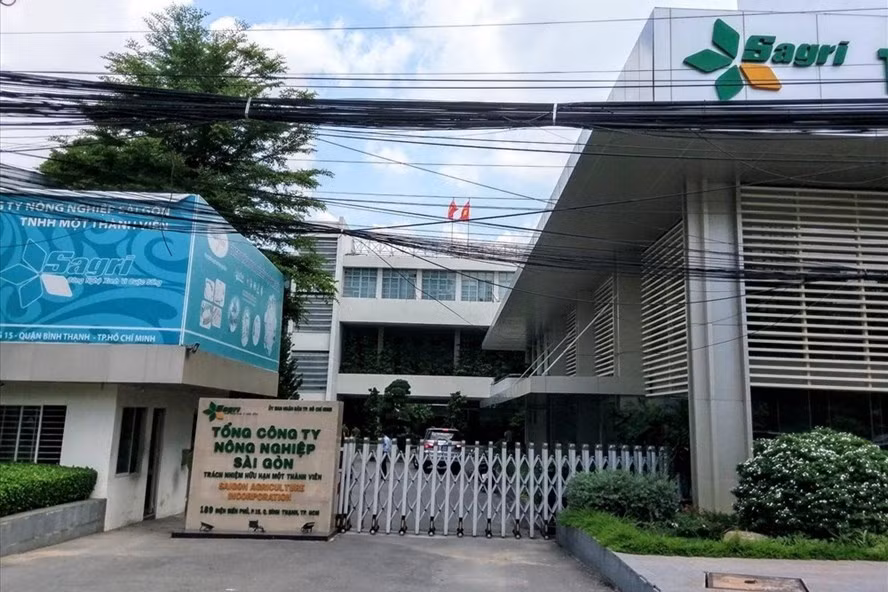Trụ sở Tổng Công ty Nông nghiệp Sài Gòn TNHH MTV. Ảnh: Minh Quân