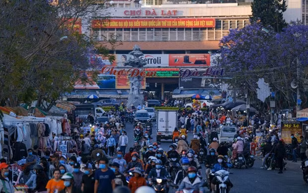 Chợ đêm Đà Lạt. Nguồn: baolamdong.vn
