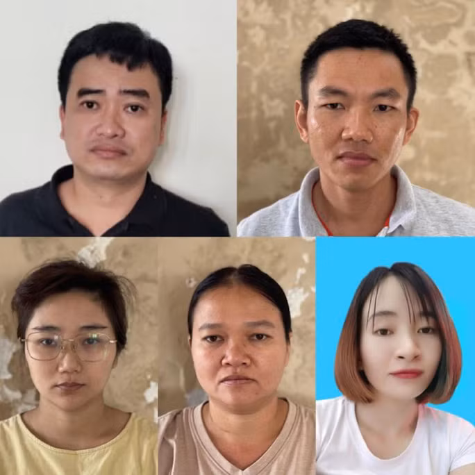 Tổng Giám đốc Công ty Việt Á Phan Quốc Việt (bìa trái, ảnh trên) và các bị can thuộc Công ty Việt Á. Tổng Giám đốc Công ty Việt Á Phan Quốc Việt (bìa trái, ảnh trên) và các bị can thuộc Công ty Việt Á.