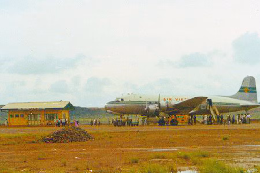 Một góc Sân bay Pleiku xưa.