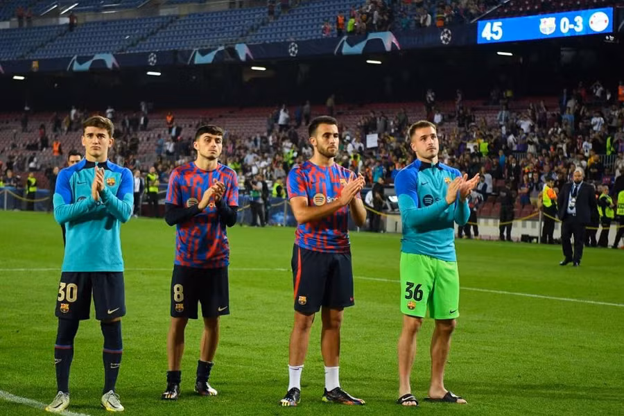 "Ông lớn" Barcelona dừng bước. Ảnh: UEFA