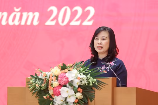 Bộ trưởng Bộ Y tế Đào Hồng Lan cho biết ngành sẽ tập trung bảo vệ thành quả phòng chống dịch COVID-19 và các dịch bệnh khác. Ảnh: VGP