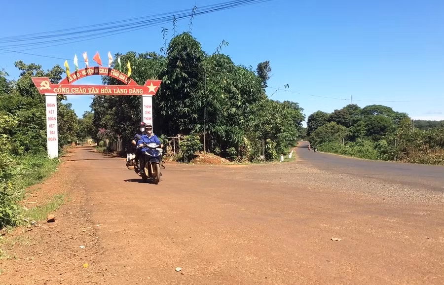 năm 2021 xã Ia O (huyện Ia Grai) được công nhận đạt chuẩn nông thôn mới