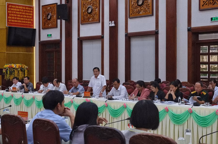 Đại diện thường trực Ban chỉ đạo phong trào có 1 số kiến nghị, đề xuất với đoàn công tác 
