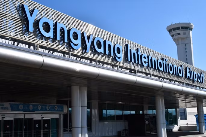Sân bay Yangyang. Ảnh: KTO