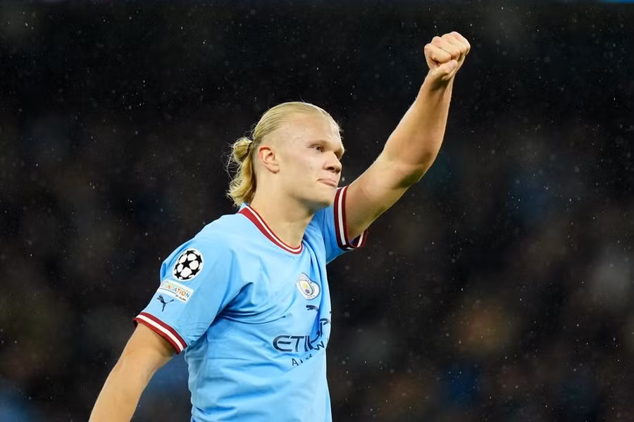 Haaland đang có phong độ cực kỳ ấn tượng trong màu áo Man City. Ảnh: UEFA