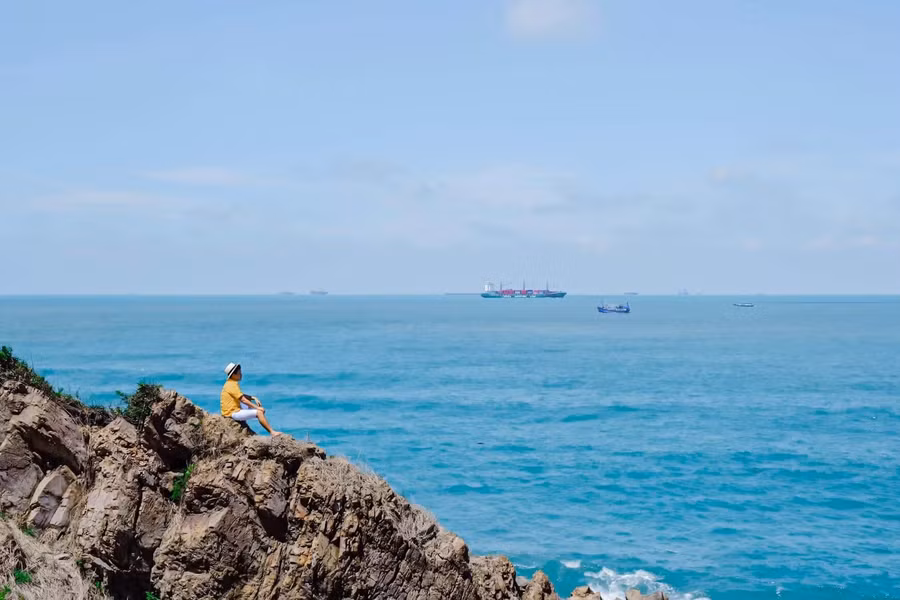 Mũi Nghinh Phong. Ảnh: Di sản Tràng An