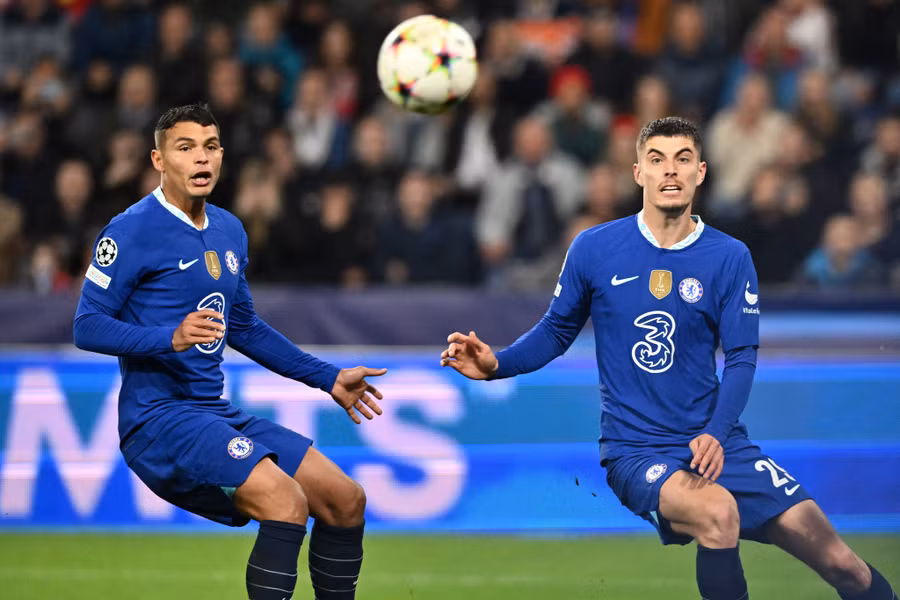 Kai Havertz ghi bàn tuyệt đẹp giúp Chelsea đánh bại RB Salzburg 2-1. Ảnh: AFP