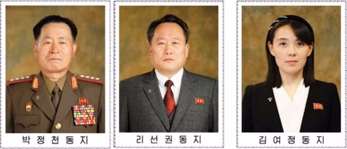  Bà Kim Yo-jong (phải), em gái Chủ tịch Kim Jong-un được bầu làm ủy viên dự khuyết Bộ Chính trị. Ảnh: Yonhap