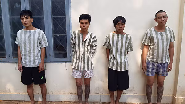  Các đối tượng trong băng nhóm bị bắt