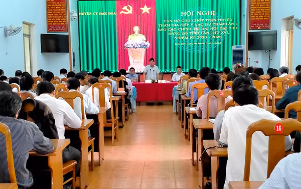 Huyện ủy Đak Đoa thực hiện hiệu quả Thông tư 08 về quy định cơ quan, đơn vị đạt chuẩn văn hóa. Ảnh: Đ.Y